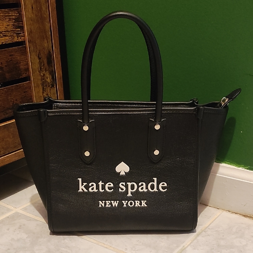 Kate Spade Black Leather Tote